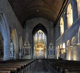 La nef de la basilique Saint-Sauveur à Dinan