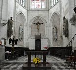 Le chœur de l'abbatiale de la Trinité a été construit au XVe siècle