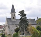 L'église Saint-Pierre à Perrusson, près de Loches