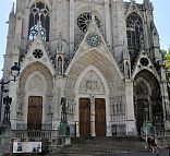 La façade nord de la basilique Saint-Epvre de Nancy