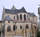 Le chevet roman de la cathédrale Saint-Maclou de Pontoise