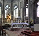 Le chœur de la basilique Saint-Aubin à Rennes