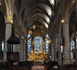 La nef de l'église Saint-Patrice à Rouen