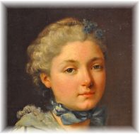 Charles André van Loo, portrait d'Innocente Guillemette de Rosnyvinen de Piré