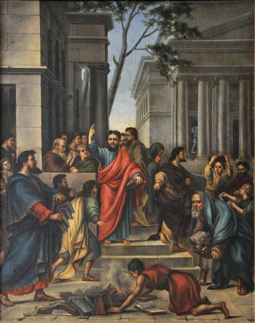 Saint Paul prêchant à Athènes (?)