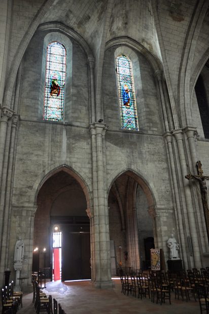 Élévation nord avec le croisillon du transept.