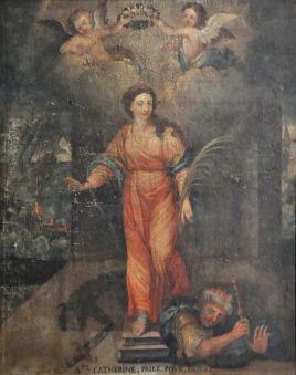 «Sainte Catherine portant la palme du martyre»