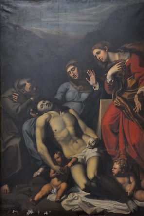 Pieta, tableau anonyme dans la nef.
