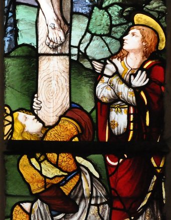 Saint Jean et Marie-Madeleine dans la Crucifixion