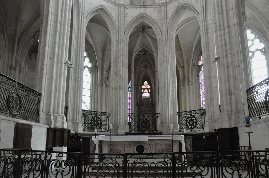 Le chœur de l'église Saint–Germain a été bâti dans le dernier quart du XIIIe siècle.