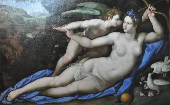 «Vénus et l'Amour» par Alessandro Allori (1535-1607)