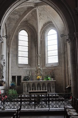 La chapelle de la Vierge (absidiale sud)