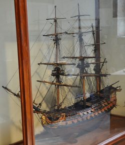 Maquette d'un voilier du XVIIIe siècle