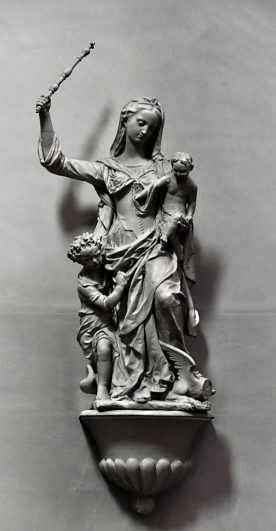 Statue «Vierge de l'Apocalypse»