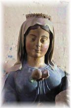 Vierge à l'Enfant de la fin du XVIe siècle, détail