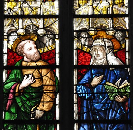Saint Pierre et sainte Anne, XVe siècle.