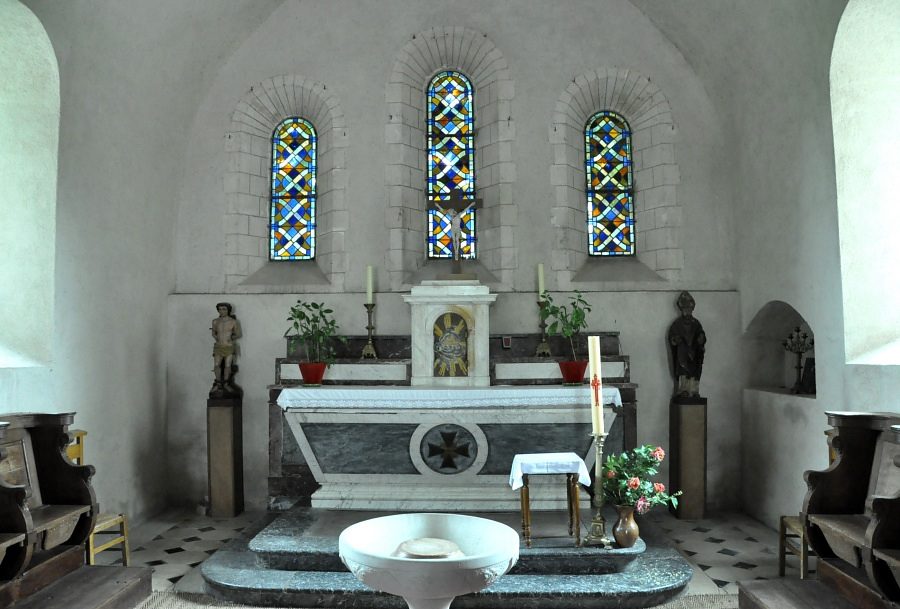 Le chœur de la basilique Saint-Savinien