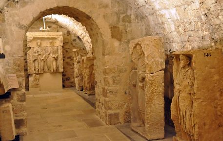 Vue des souterrains gallo-romains.