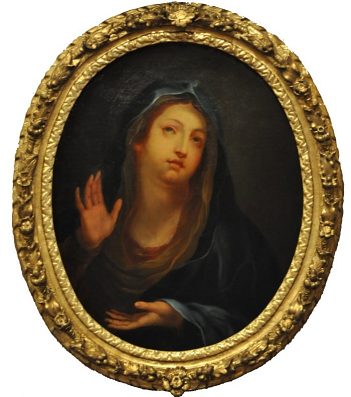 «La Sainte Vierge», École française, XVIIe siècle