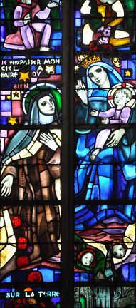 Baie 13 : Épisodes de la vie de sainte Thérèse de Lisieux, détail