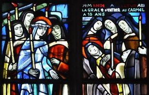 Baie 15 : Épisodes de la vie de sainte Thérèse de Lisieux, détail