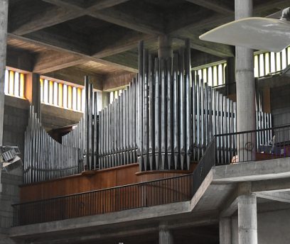 L'orgue de tribune du facteur Roethinger.