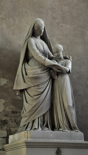 «L'Éducation de la Vierge» par Julien-Jean Gourdel