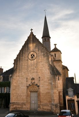 La façade de la chapelle Saint-Benoît