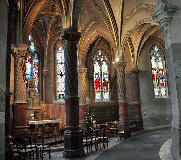 Cathédrale Saint-Louis à Blois, le déambulatoire