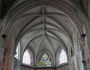 Eglise Saint-Saturnin à Blois, la voûte de l'abside