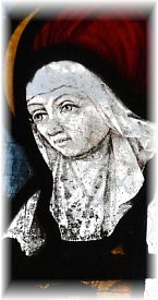 Sainte Anne dans le vitrail de la fin du XVe siècle