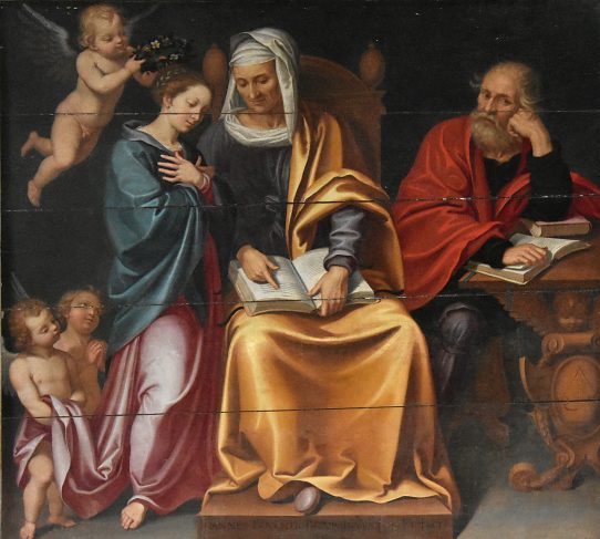 «L'Éducation de la Vierge» par Jean Boucher, 1616.