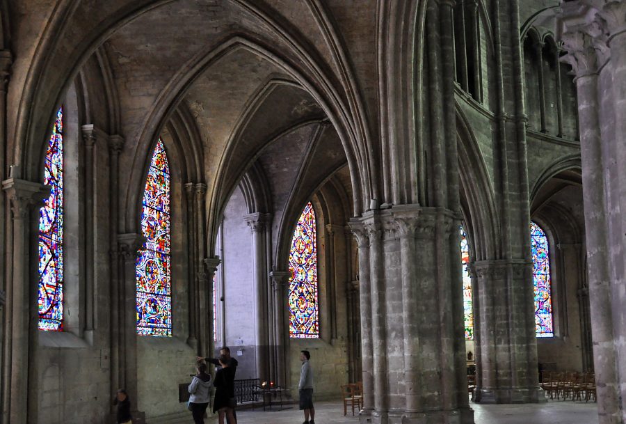 Le déambulatoire de la cathédrale de Bourges