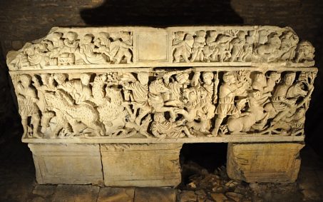 Le sarcophage attribué à saint Ludre