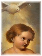 L'Enfant Jésus dans le tableau de la Sainte Famille