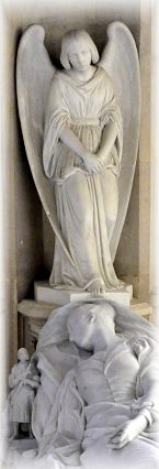 Le gisant de Marie d'Orlans et l'ange de la Rsignation