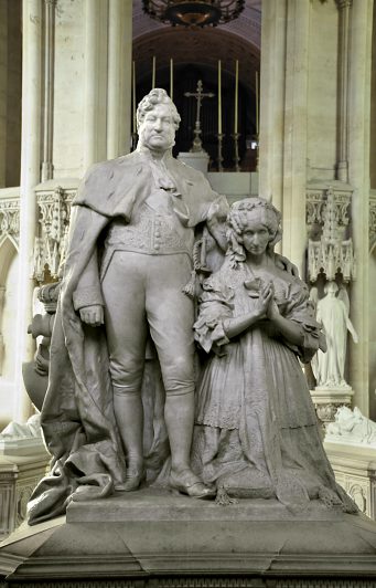 Marbre de Louis-Philippe et de la reine Marie-Amélie
