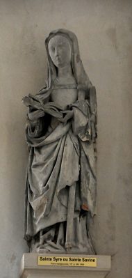 Statue de sainte Syre ou de sainte Savine