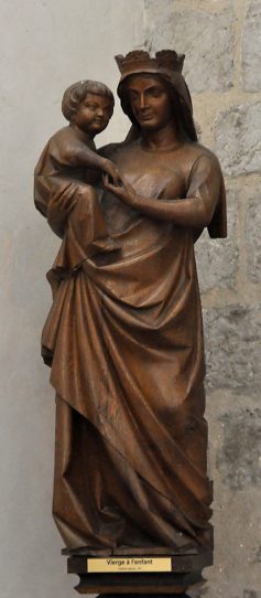 Statue d'une Vierge à l'Enfant