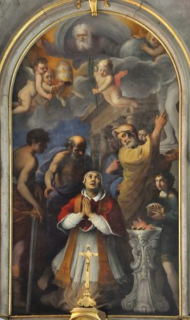«Le Martyre de saint Luce, pape» d'après Pierre de Cortone.
