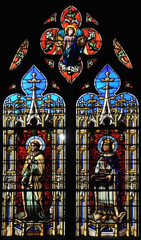 Saint Bernard et saint Louis