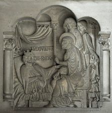 Bas–relief «La Mort de Louis XIII»