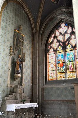 La chapelle Saint-Louis avec décorations