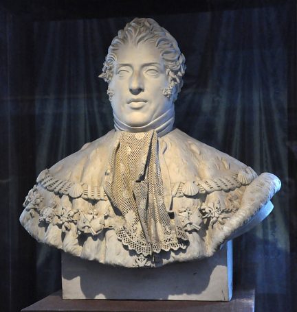 Buste de Charles X en habit royal