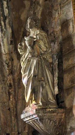 Statue de saint Jean l'évangéliste, fin du XVe siècle