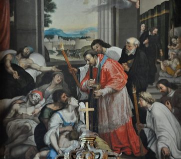 «Saint Charles Borromée visitant les pestiférés»