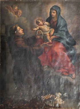 Saint Dominique recevant l'Enfant Jésus