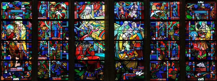 Le vitrail de Jacques Gruber dans le transept sud (1933)