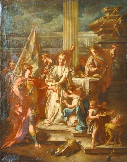 «Le sacrifice de Polyxène au pied du tombeau d'Achille»