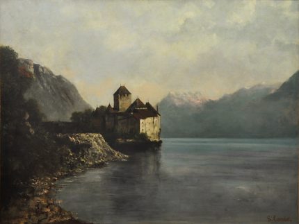 «Le château de Chillon» (Suisse) de Gustave Courbet